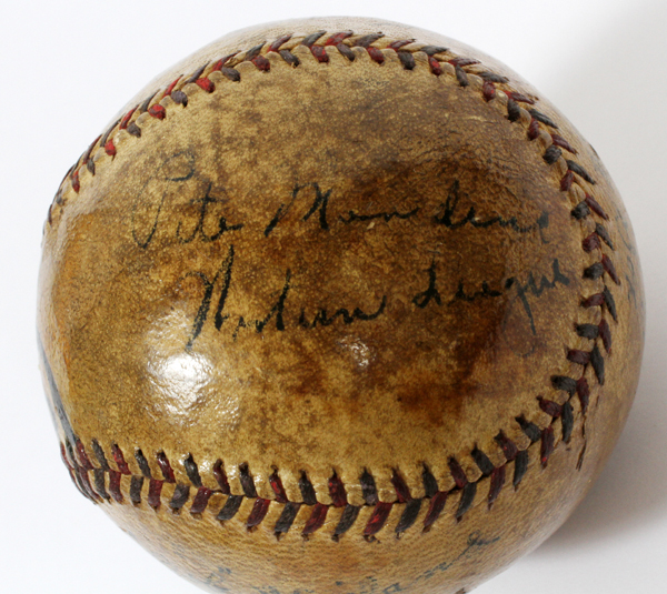 1931-35, ST. LOUIS BROWNS, CHICAGO WHITE SOX AND BROOKLYN ROBINS, SIGNED BASEBALL 7 SIGNATURES, - Image 6 of 6