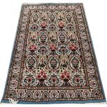 PAKISTANI SULTANABAD, HAND WOVEN WOOL RUG, W 3' 2", L 4' 11"Pakistani Sultanabad hand woven wool