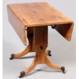 ADJUSTABLE HEIGHT, MAPLE DROP LEAF TABLE, H 18" - 27", W 36", D 20" CLOSED, 36" OPENMaple table.