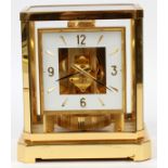 JAEGER-LECOULTRE ATMOS CLOCK H 9.25", L 8.25", D 6.25"Brass.Working condition not guaranteed.
