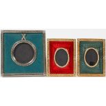 FABERGE, PICTURE FRAMES, 3 PCS., H 6", W 4"Faberge picture frames.good condition, SL- For High