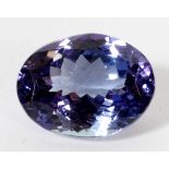 TANZANITE OVAL 1.90 CT. STONErich blue- For High Resolution Photos visit Dumouchelles website.