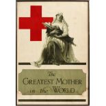 ALONZO EARL FORINGER (AMERICAN), WWI RED CROSS, PROPAGANDA POSTER, 1918, H 27", W 20", "THE GREATEST