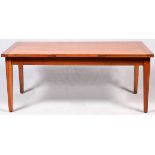 LOUIS PHILIPPE REPRODUCTION TABLE, H 30" W 38", L 72",Refectory table.Has pads.- For High Resolution