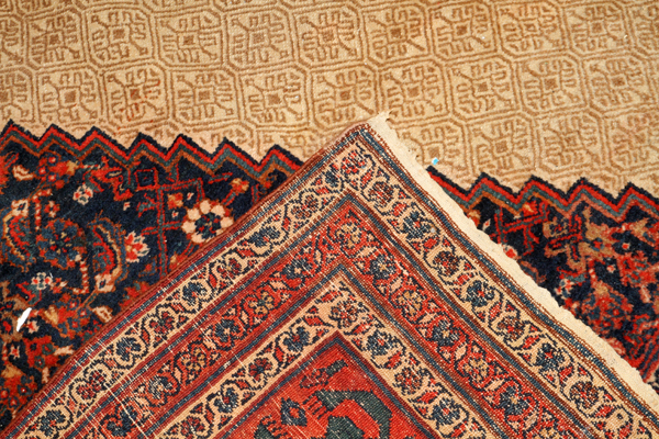 PERSIAN BIJAR HAND WOVEN WOOL CARPET W 12'3'' L 17'7''- For High Resolution Photos visit - Image 5 of 5