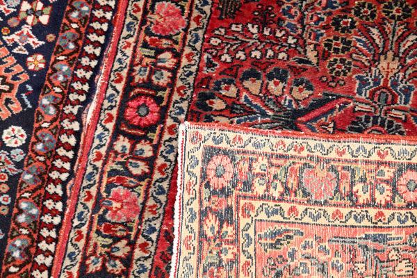 ORIENTAL RUGS, THREEIncluding 1 Bokhara, 26" x 23"; 1 Shiraz, 31" x 24"; and 1 other, 3' 11" x 2' - Image 2 of 2