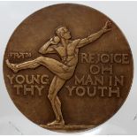 OLYMPIC MEDAL 'SPEED AND STRENGTH' , R.TAIT MC KENZIE, SCULPTOR (1) DIA 7MMThe Society of Metallists