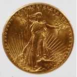U.S. $20.DOLLAR GOLD COIN 1926 SAINT-GAUDENS STANDING LIBERTY MS-63 UNCIRCULATEDChoice-BUCondition