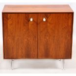 GEORGE NELSON (1908-1986) FOR HERMAN MILLER ROSEWOOD THIN EDGE CABINET, MID 20TH C., H 30 1/2", W