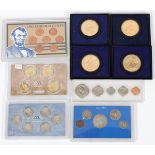 .50C $1. (3) PRF70 COIN-SETS 1986,92,2006 U.S.SPECIAL COIN MINT-SETS (6) UNCIRCULATED MEDALS (6-