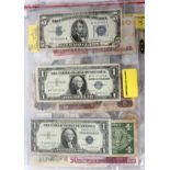 U.S UNITED STATES STERLING-SILVER BARS, COINS, PAPER CURRENCY NOTES, & MEDALS,ETC 1934- (46) NOTES