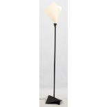 RESOLUTE LIGHTING, PAPER SHADE FLOOR LAMP, LATE 20TH C., H 78"A paper shade over a contemporary