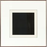 AD REINHARDT (AMERICAN, 1913-1967), SILKSCREEN, H 12", W 12", UNTITLED BLACK SQUARE