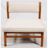 UPHOLSTERED CHAIR, 20TH CENTURY, H 27", W 31"A wide-frame chair; no apparent labels. Measures H.