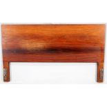 GEORGE NELSON (1908-1986) FOR HERMAN MILLER ROSEWOOD THIN EDGE HEADBOARD, H 31", W 54"No label.