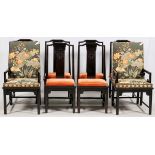 CENTURY FURNITURE COMPANY, CHINESE STYLE DINING CHAIRS, 8 PIECESIncluding 2 arm chairs with seat and