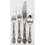 GORHAM 'MELROSE' STERLING FLATWARE, 21 PIECES