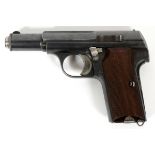 SPANISH ASTRA MODEL 300 TYPE 1, 7.65MM CAL., SEMI-AUTOMATIC PISTOL, #605885, C1945, L 2 3/4"