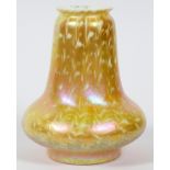 QUEZAL IRIDESCENT GLASS SHADE, H 7 1/4''Signed at the rim (see photo), measures H.7 1/4", Dia.6".