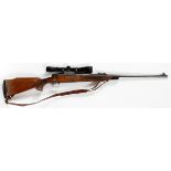 REMINGTON MODEL 700, 7MM REM MAG. CAL., BOLT ACTION RIFLE, #36569, AND SCOPE, C1989, L 24" BBL