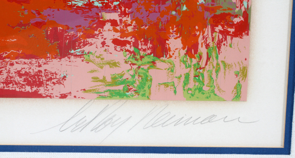 LEROY NEIMAN (AMERICAN, 1921-2012), SERIGRAPH, H 22", W 32", "RACE OF THE YEAR"Signed. #223/300. - Image 2 of 2