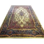 FINE KERMAN PERSIAN CARPET, C. 1930-40, 17' 10" X 11' 6"Good condition jw- For High Resolution