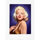 MICHAEL DEAS, LITHOGRAPH, MARILYN MONROE, 400/2500 H 18", W 13"made for US postage stamp 1995.