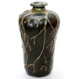 AMPHORA POTTERY VASE, C.1900, H 9 3/4"