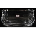 BACCARAT FRENCH CRYSTAL, CENTERPIECE BOWL, H 5", W 10"Baccarat French crystal centerpiece bowl,