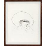 LEONARD BASKIN (AMERICAN, 1922-2000), ETCHING, H 17", W 17", "MONTICELLI"17 1/2" square; 81/100; #