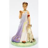 ROYAL DOULTON FIGURINE, LES FEMMES FATALES, QUEEN OF SHEBA, H 9 1/4"HN 2328 with its box. Numbered