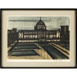 BERNARD BUFFET, COLOR LITHOGRAPH, H 19 3/4'', W 27'', SAN FRANCISCOEdition 97/150. S.L.R. Framed and