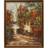 GINO MILANI, B. 1921 OIL ON CANVAS H 15" W 12" DUTCH LANDSCAPESignedGood condition jw- For High