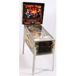 BALLY "THEATRE OF MAGIC" PINBALL MACHINE, H 70", W 26", L 54",Bally Williams pinball machine with