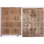 FLEMISH HAND CARVED OAK PANELED ROOM 65 PIECES W 20' L 30'Some panels are linen fold, some with