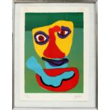 KAREL APPEL (DUTCH, 1921-2006), LITHOGRAPH ON PAPER, 1969, 84/300, H 26.25", W 19.75", "PERSONAGES"