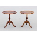 A pair of Victorian style occasional table