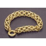 Damaged yellow gold bracelet