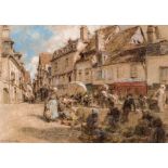 Leon Agustin L''Hermitte. The Bourges Market