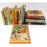 Large collection of circus related books including Pink Coat, Spangles and Sawdust by Frank