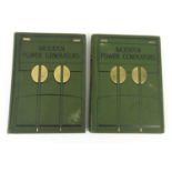 Two volumes of Modern Power Generators with cut-out folding pages by James Weir French, Aggression