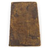 Batailles Fr. Eugene de Savoye 1725 - Large  leather bound antique book with hand coloured pull