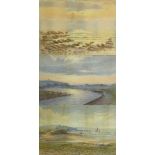 G. G. Branscombe 1910 and 1912 - Three framed watercolours of coastal scenes, each mounted and