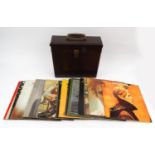 Case of LP records including David Bowie, Joe and the Jets, Spear of Destiny, Johnny Winter, etc :