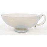 Victorian opaline glass sauce boat, 16cm diameter :For Condition Reports please visit www.