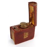 Novelty travelling inkwell in the form of a London Kelly's Post Office London Directory 1901, London