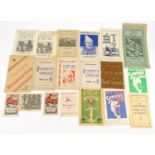 Group of 1930s and 1940s circus programmes including Coleman Bros, Chapman's Zoo Circus, The Royal