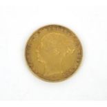 Queen Victoria 1884 gold sovereign