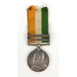 Victorian British military interest South Africa medal with 1901 and 1902 bars awarded to 3383