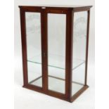 MacFarlane, Lang & Co's Rich Cakes glass advertising countertop display cabinet with C. Hawkes Ltd